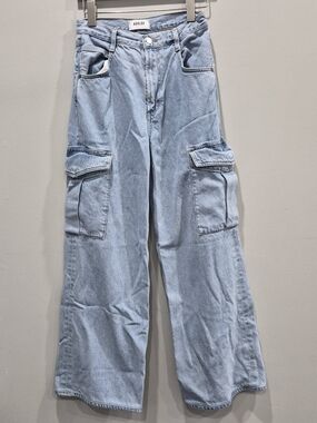 Agolde Minka Cargo Wide Leg Jeans